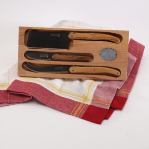 Olive Wood Cheese Knife Set
