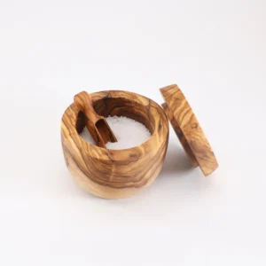 Olive Wood Salt Jar